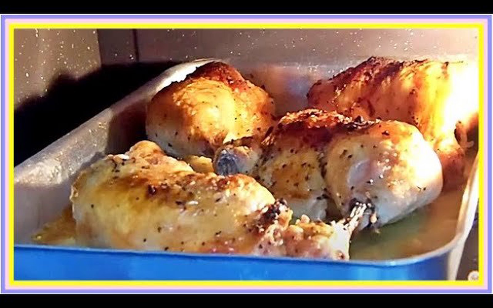 Frango assado no forno