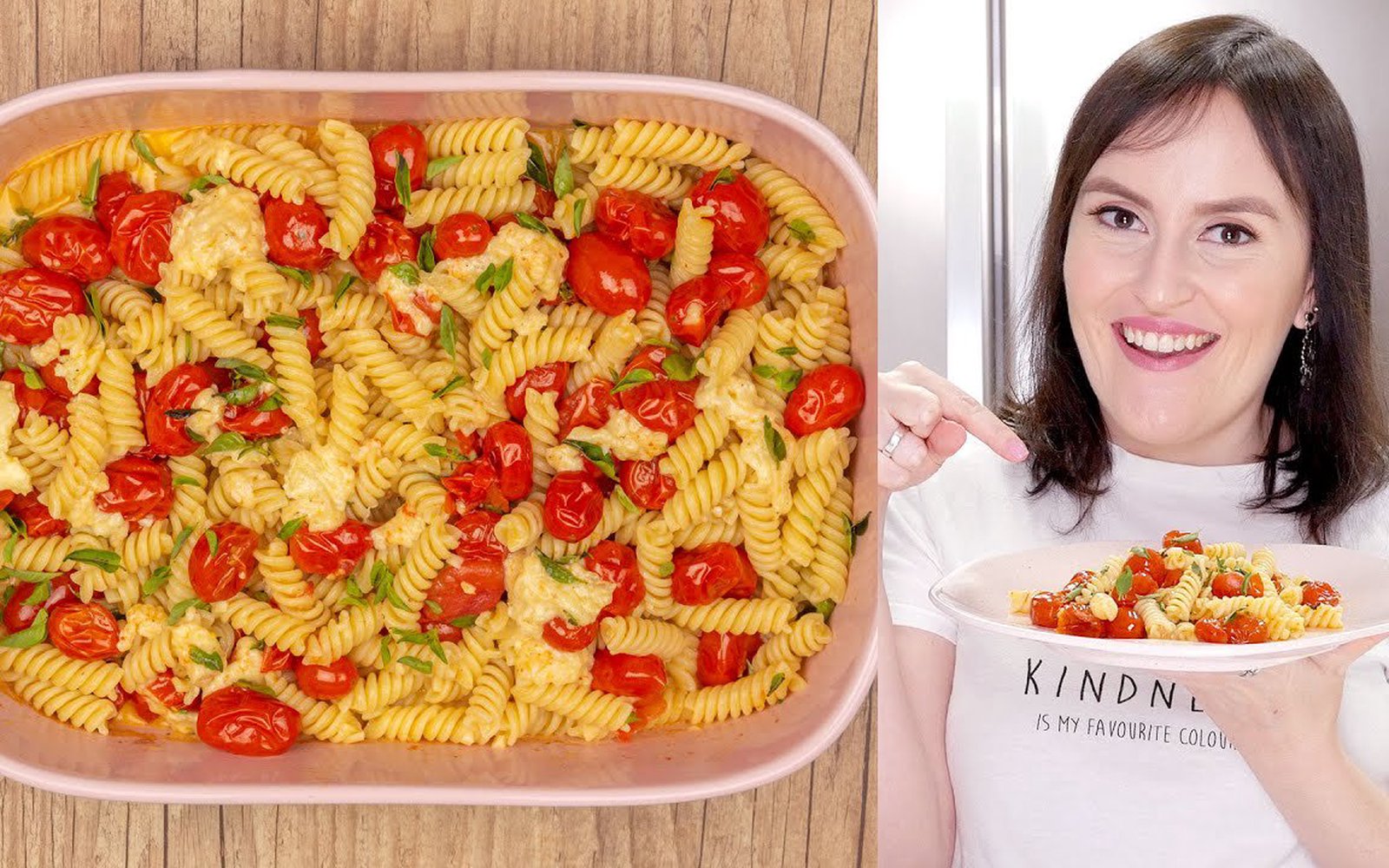 Macarrão com Tomate e Queijo Assados