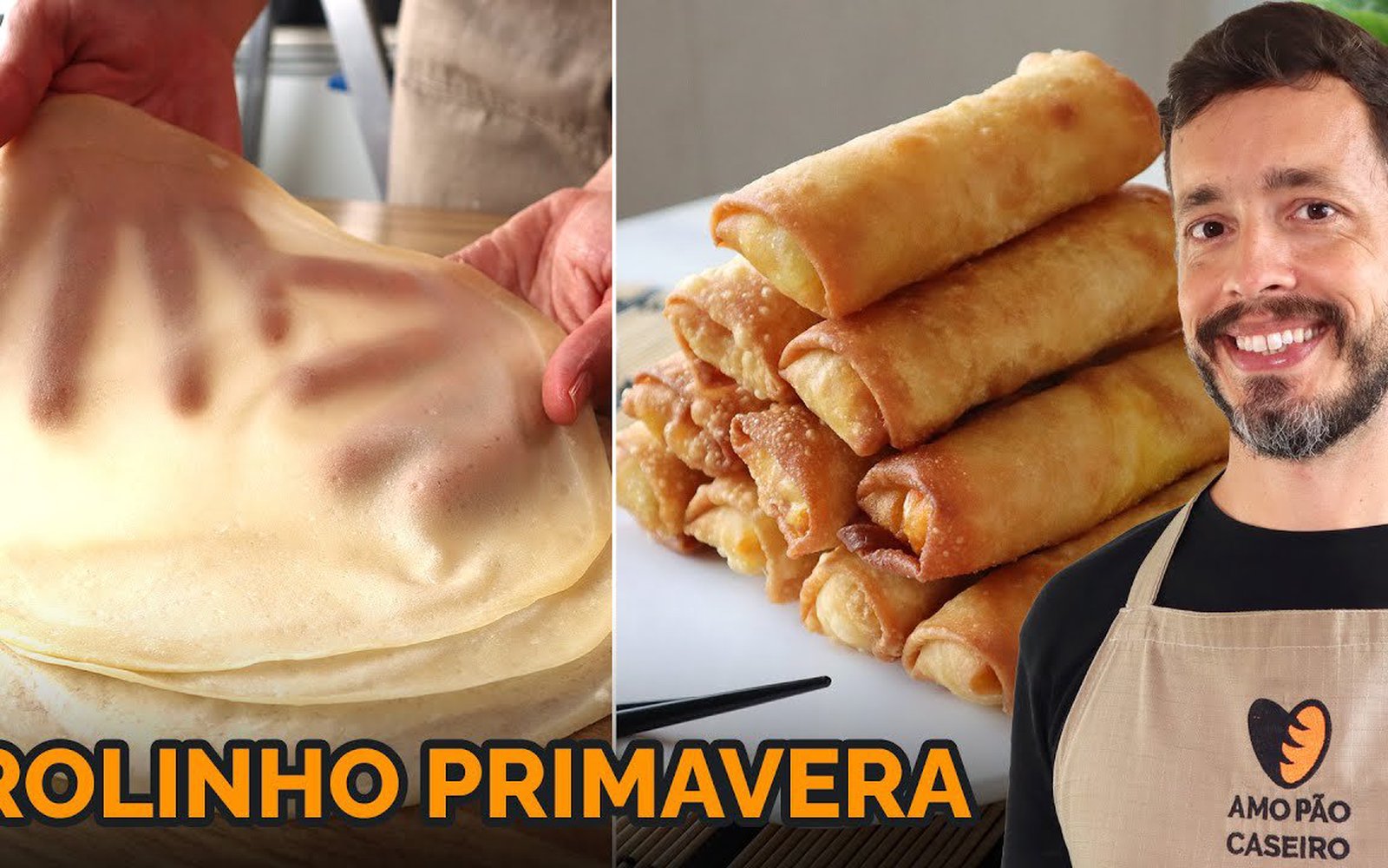 Rolinho Primavera Vegano (Massa para Harumaki ou Egg Roll)