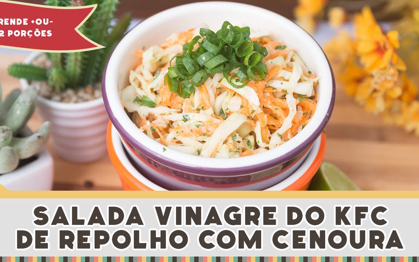 Saladinha Vinagrete do KFC (Coleslaw)