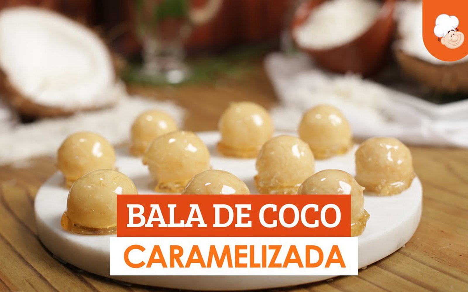 Bala de Coco Caramelizada