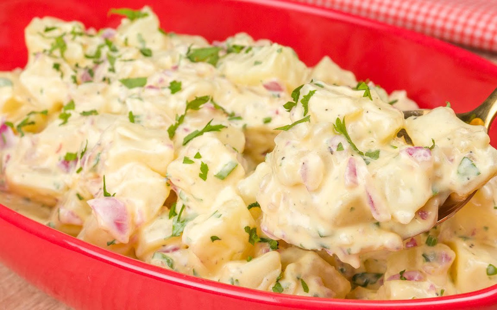 Salada de Batata com Iogurte