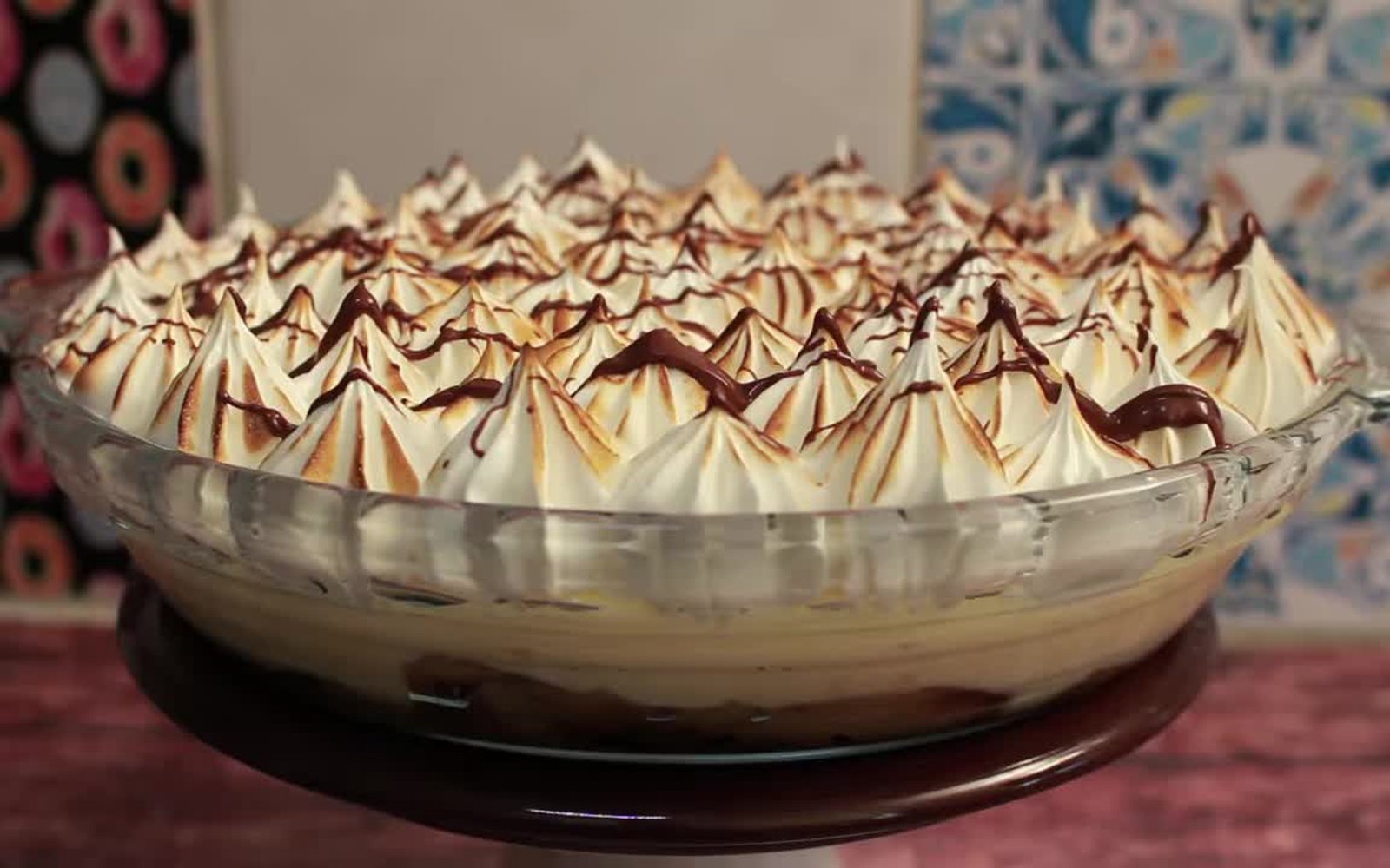 Receita de Torta Pavê de Banana