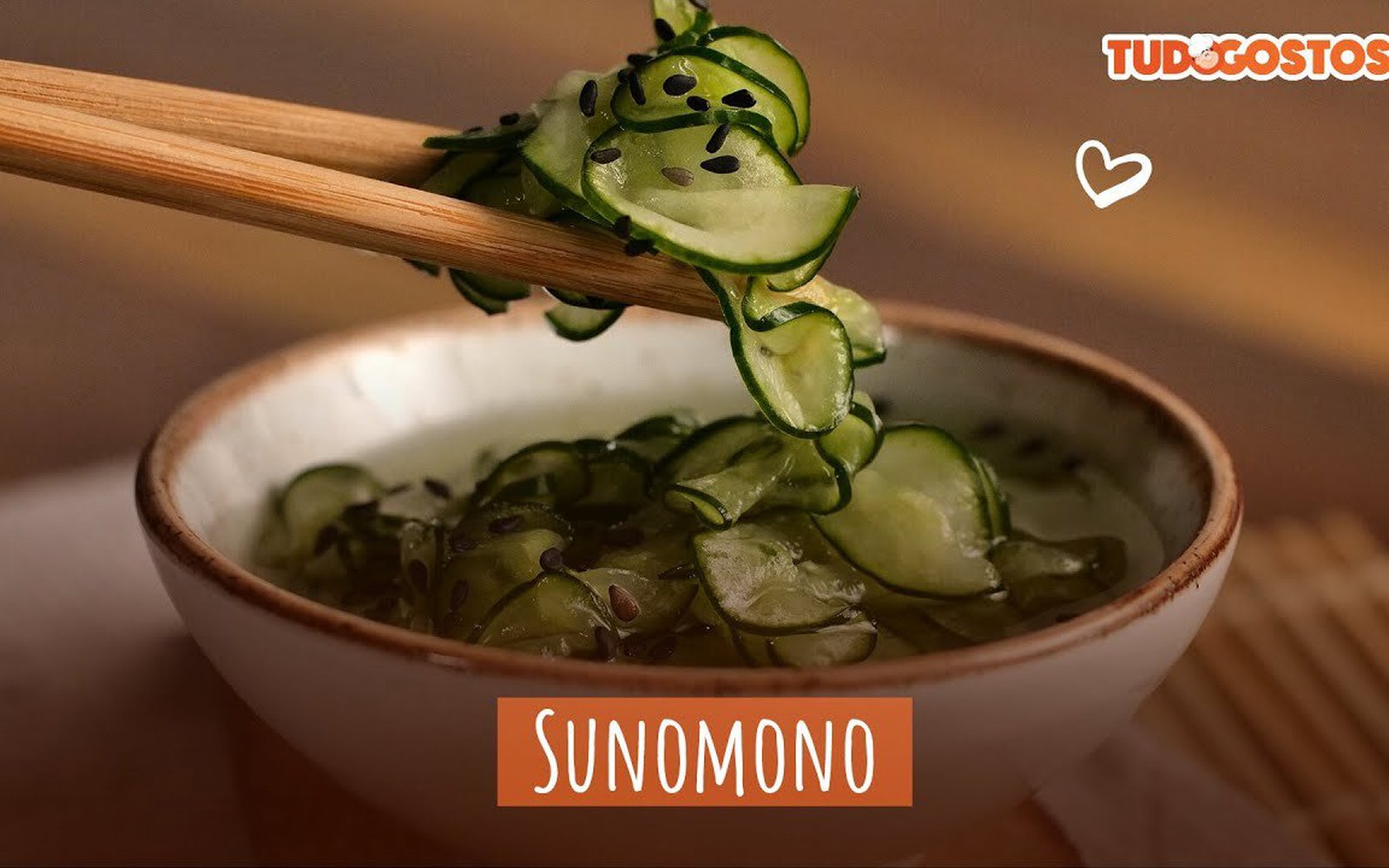 Sunomono (Salada de Pepino Japonesa)