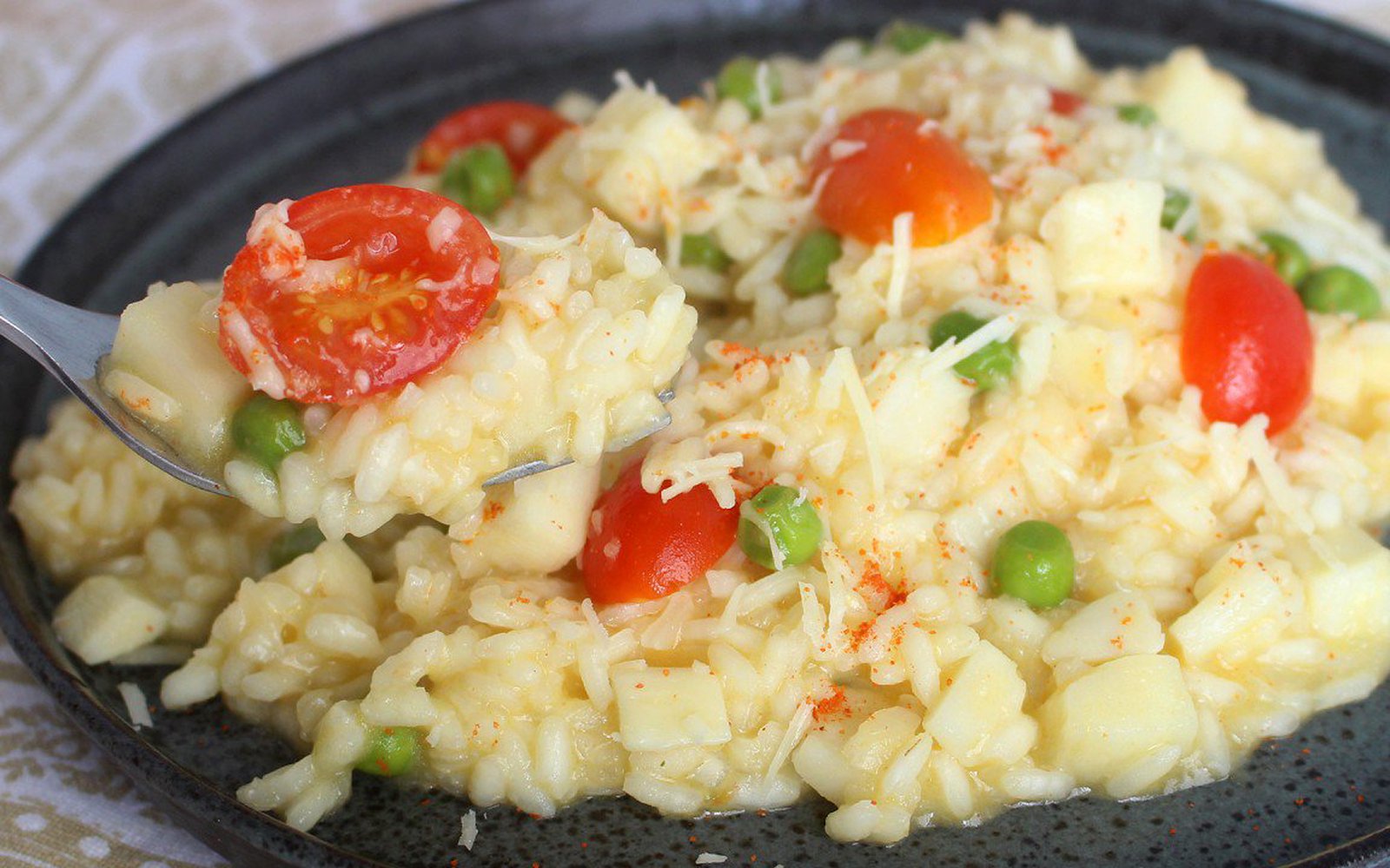 Risoto de Palmito com Tomate