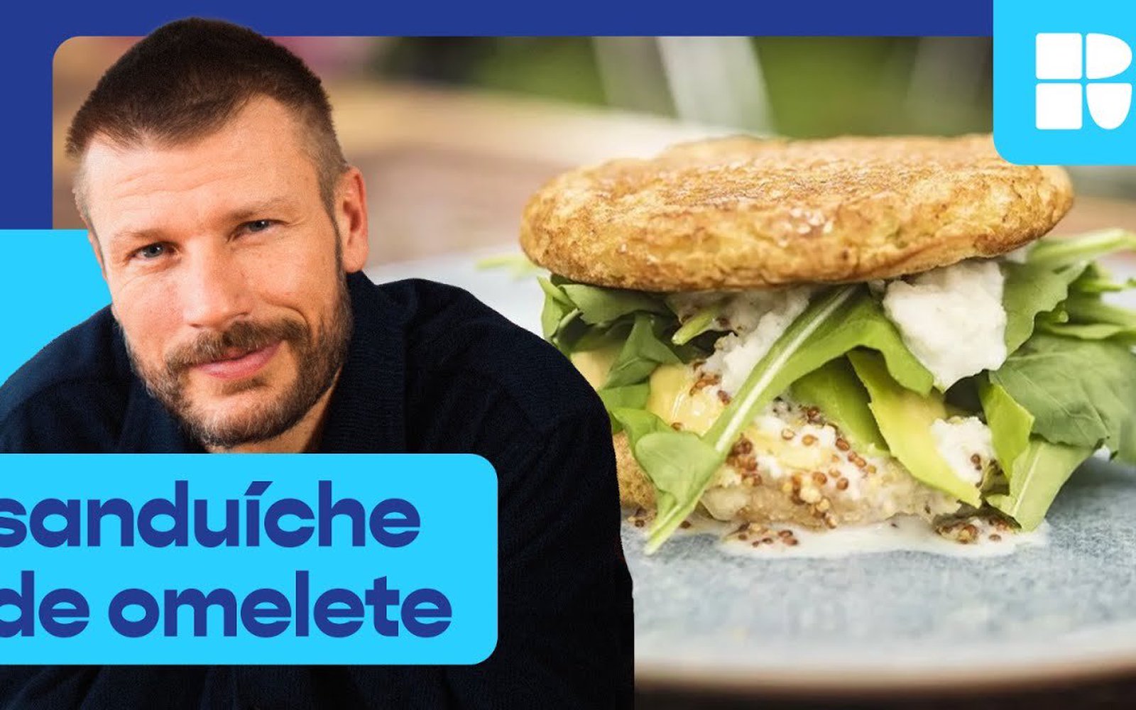 Como preparar SANDUÍCHE DE OMELETE com Rodrigo Hilbert e José Loreto