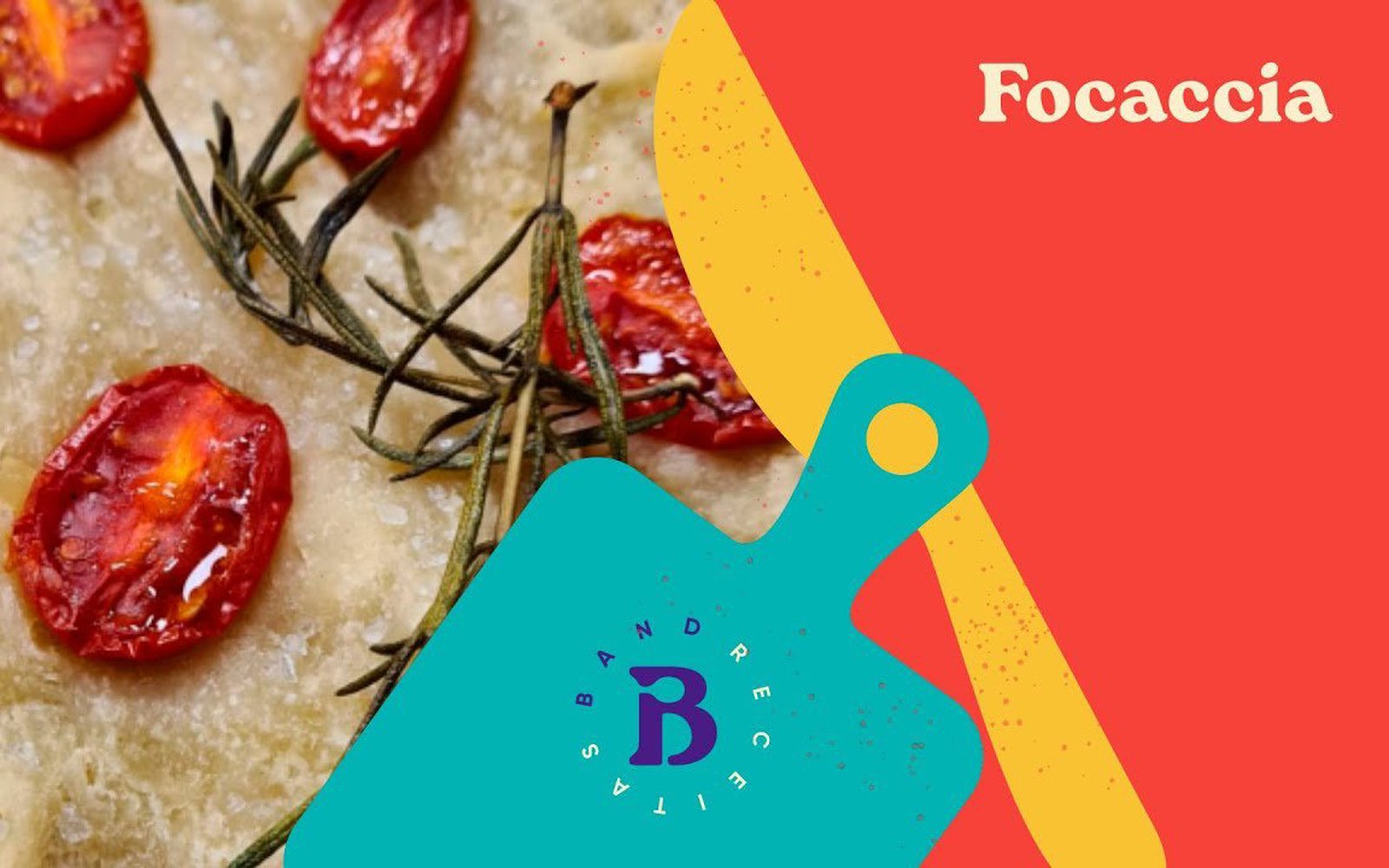 Focaccia com Tomate-Cereja e Alecrim