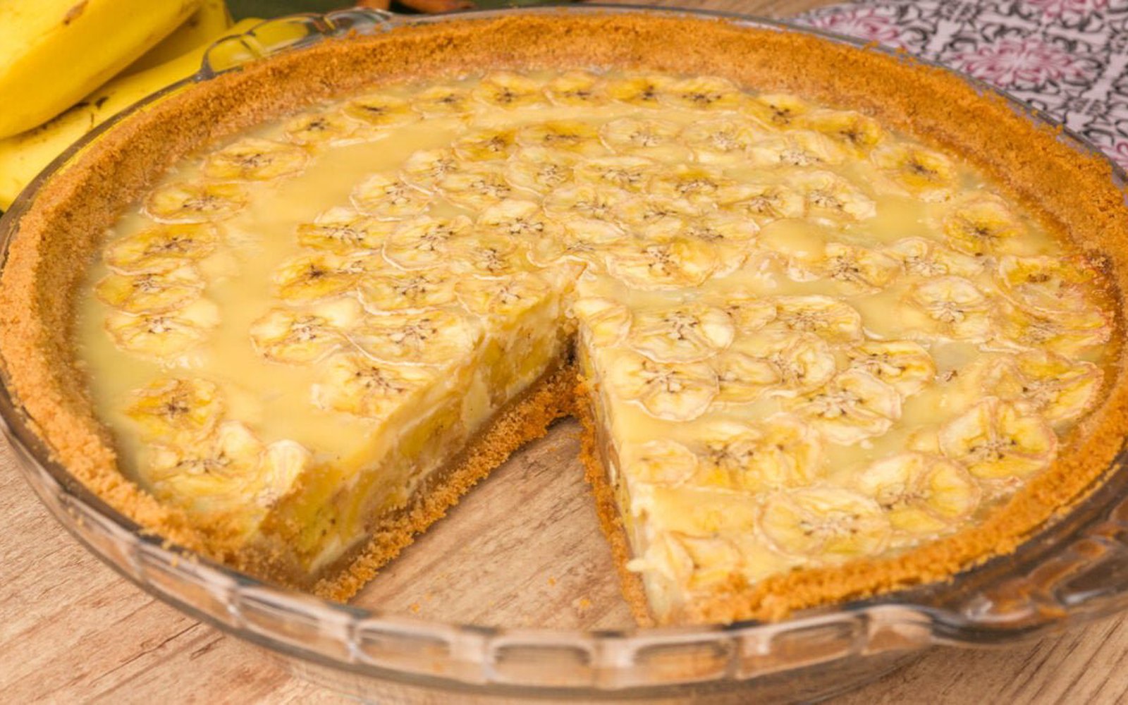 Torta de Banana com Leite Condensado