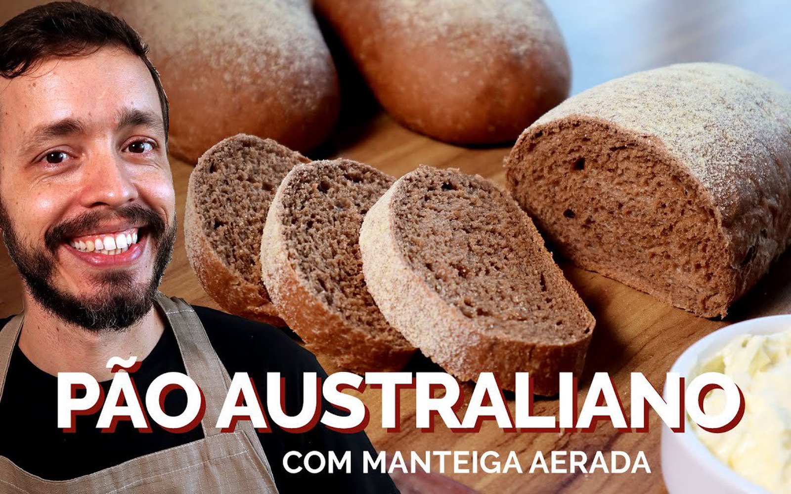 Pão Australiano com Manteiga Aerada