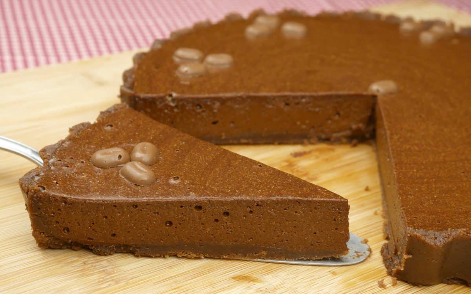 Torta Mousse de Chocolate com Café