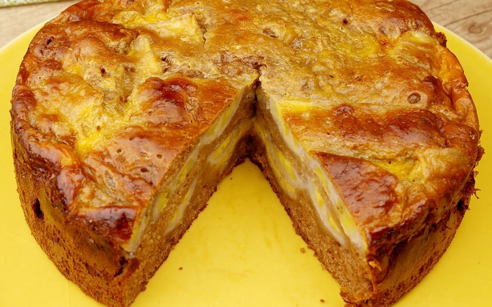 Torta Seca de Banana - receita de infância