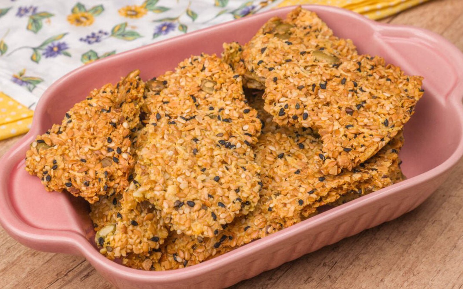 Biscoito Cracker Saudável