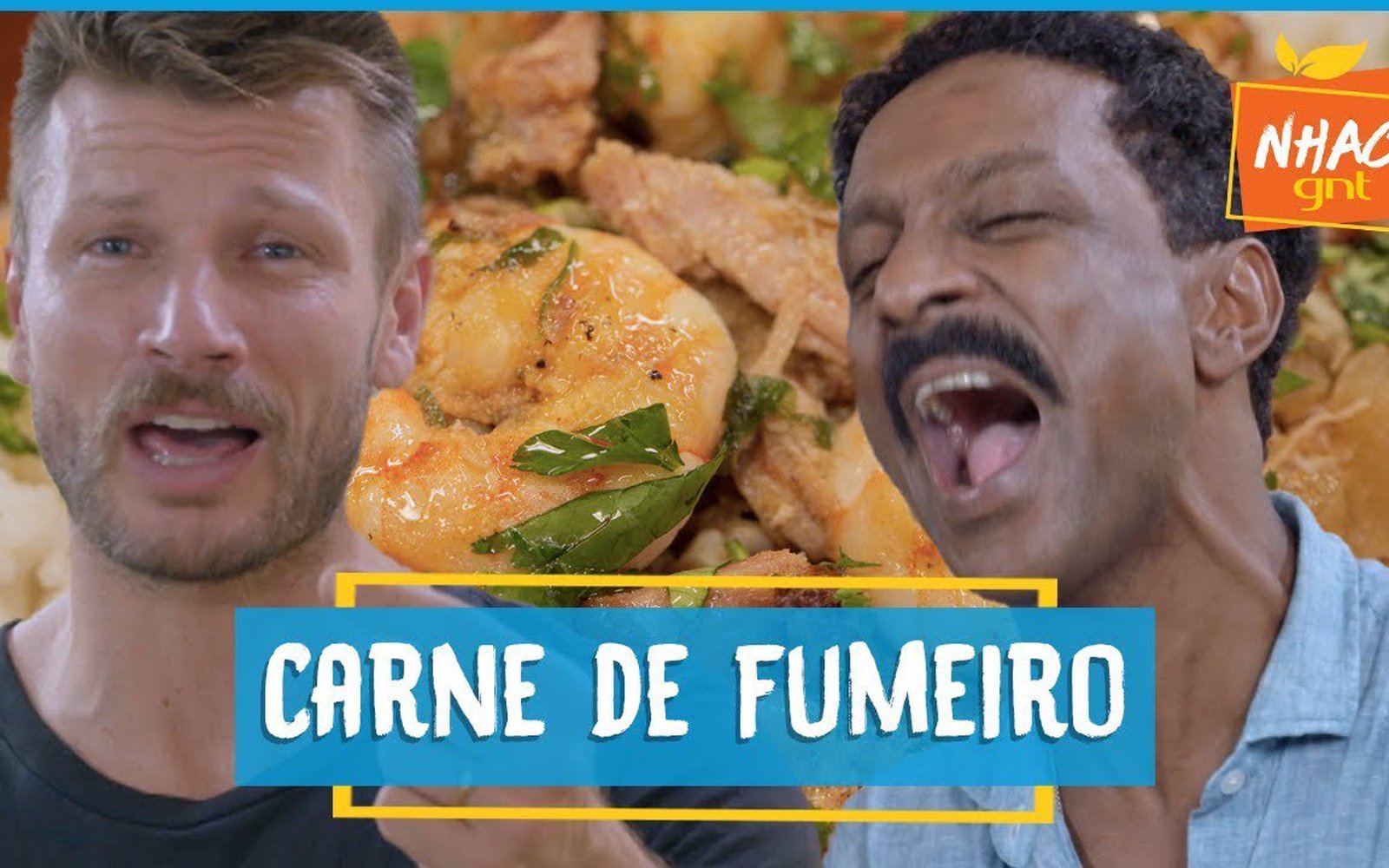 Arroz de Coco com Carne Defumada e Camarão