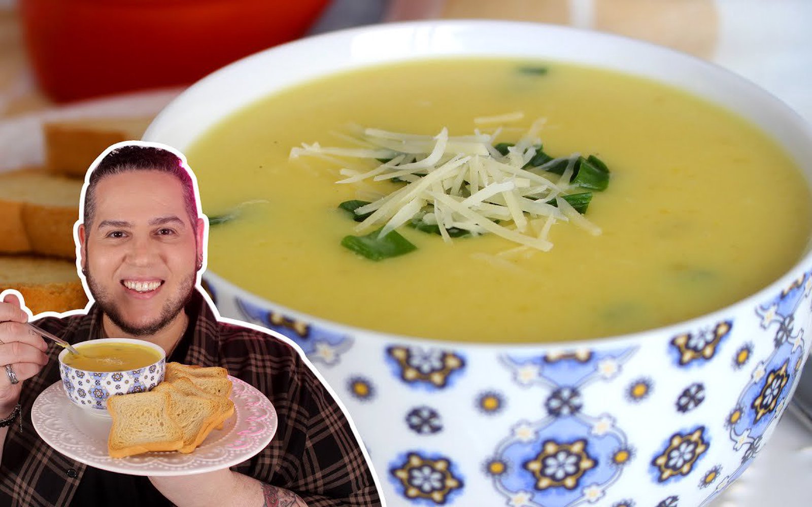 Sopa Cremosa de Mandioquinha