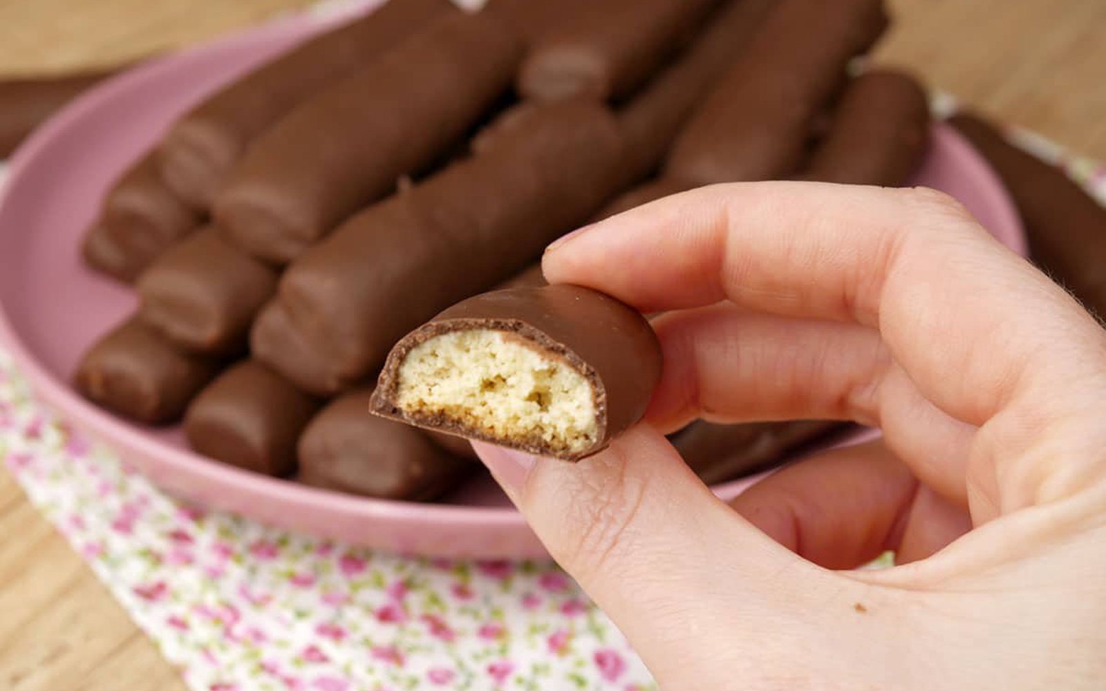 Palitinhos de Chocolate de Padaria