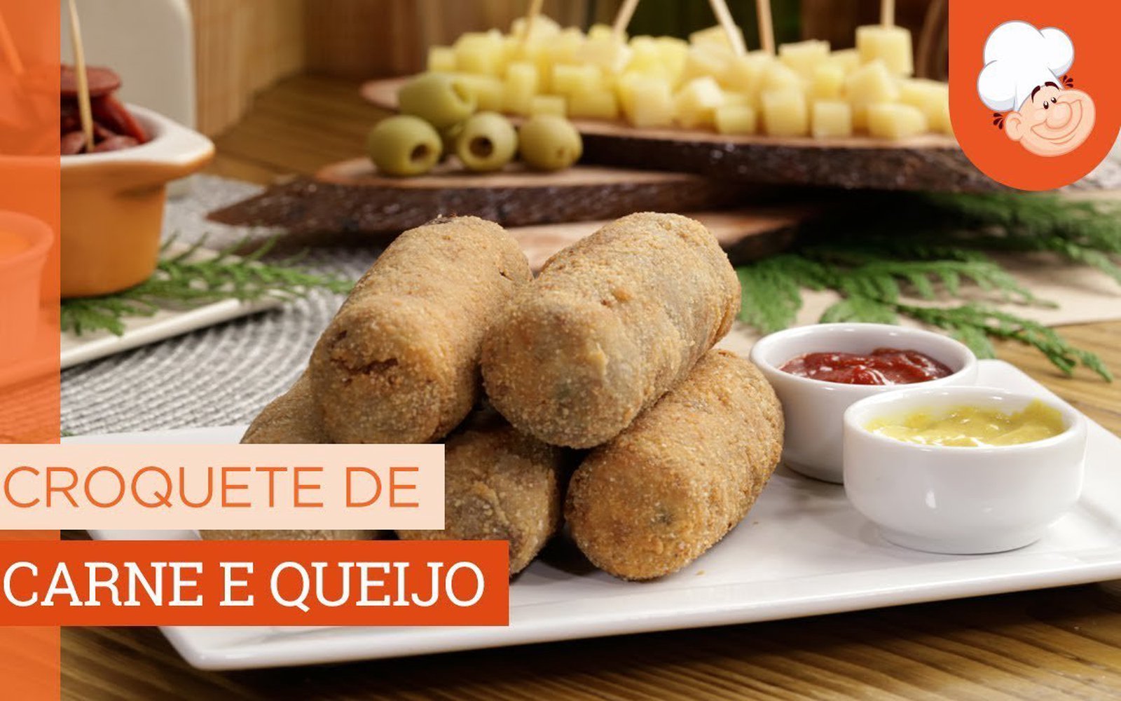 Croquete de Carne e Queijo