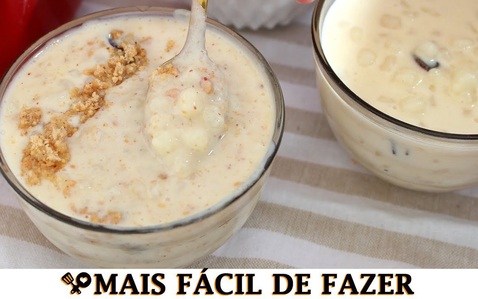Canjica Cremosa com Paçoca