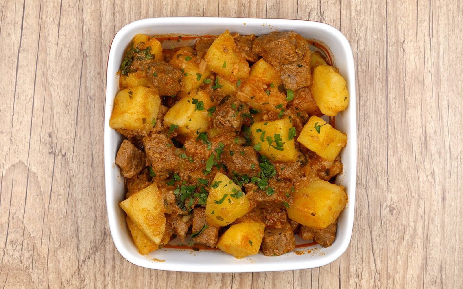 Carne com Batata na Panela de Pressão