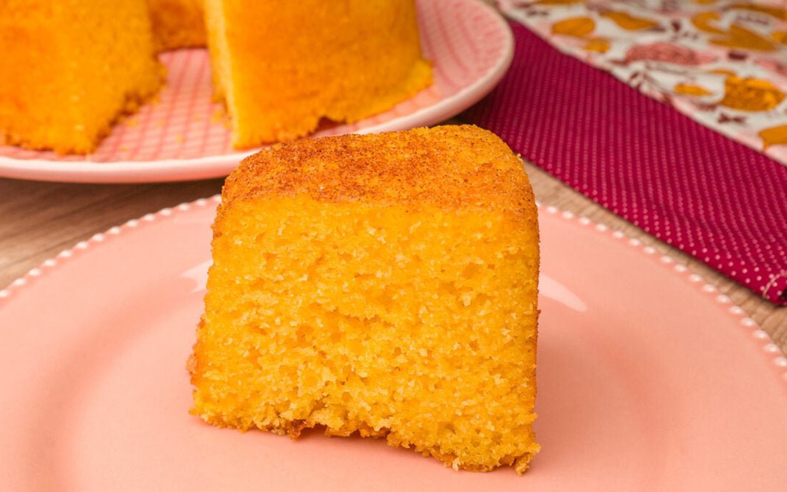 Bolo de Fubá Simples sem Trigo de Liquidificador Econômico