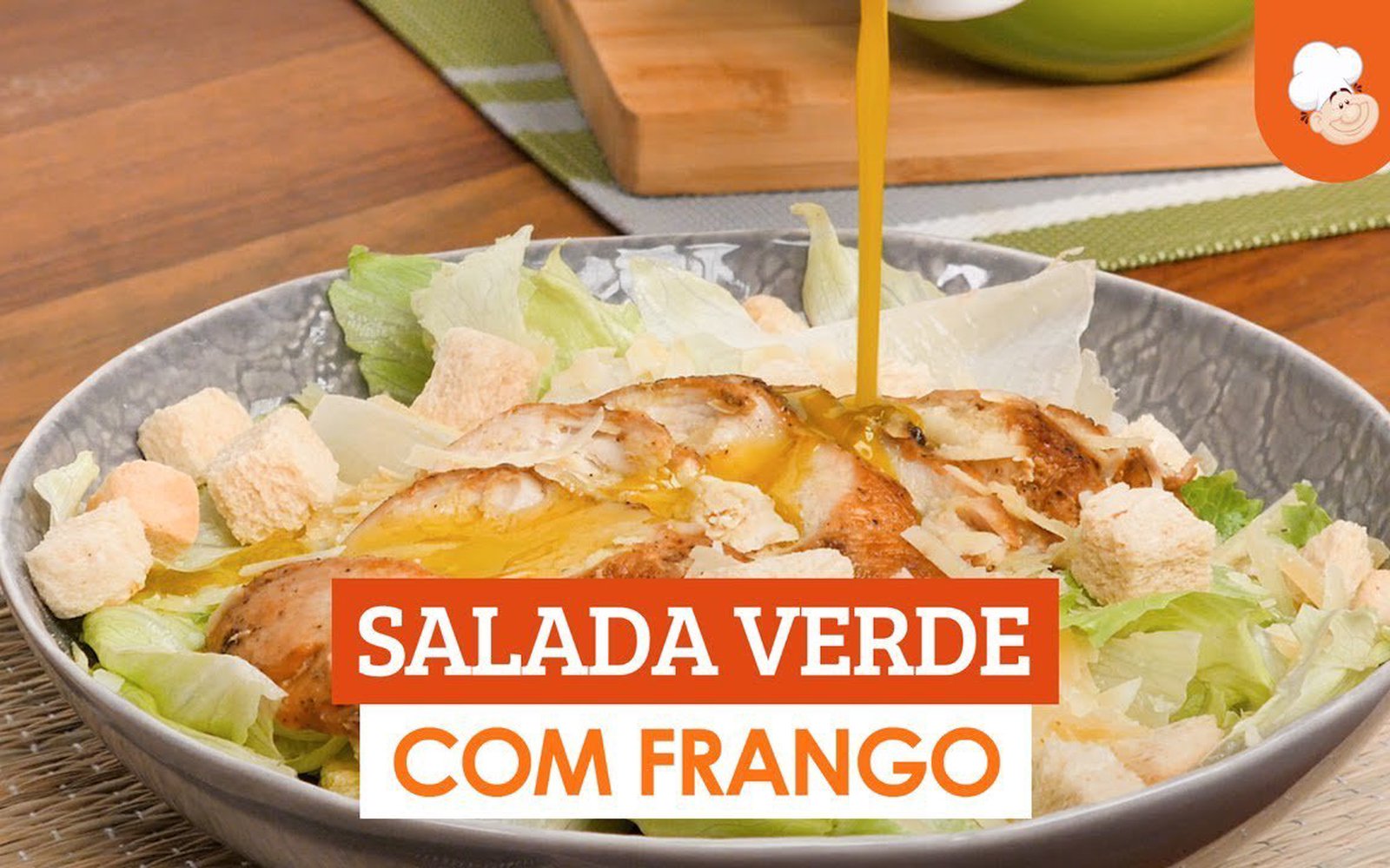 Salada Verde com Frango