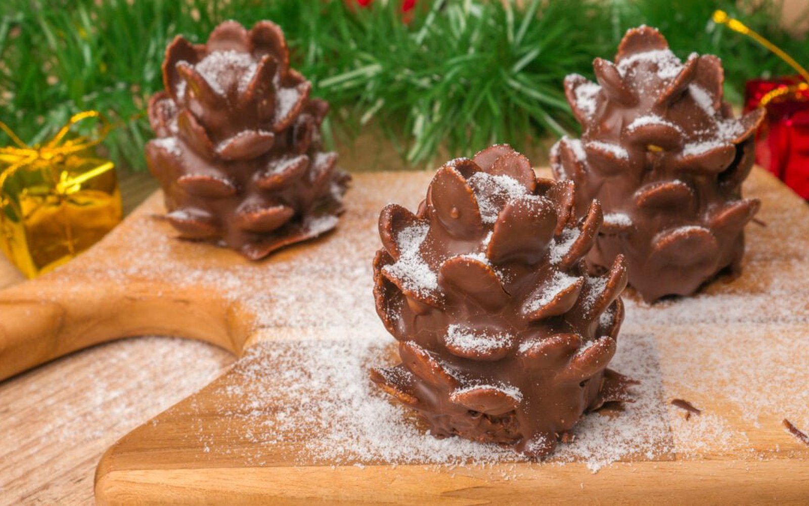 Trufa Pinha para o Natal
