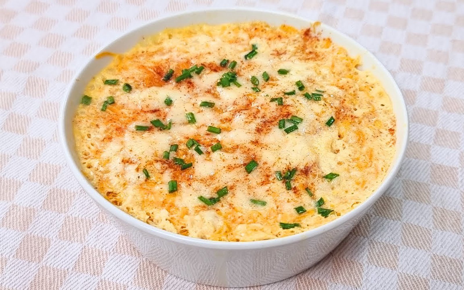 Suflê de Abóbora com Frango no Micro-ondas