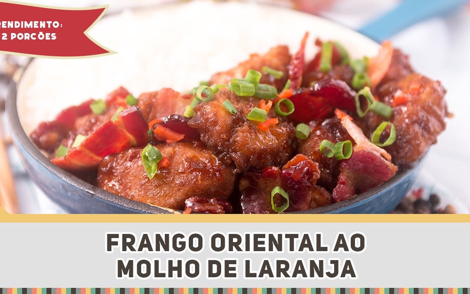 Frango Oriental ao Molho de Laranja