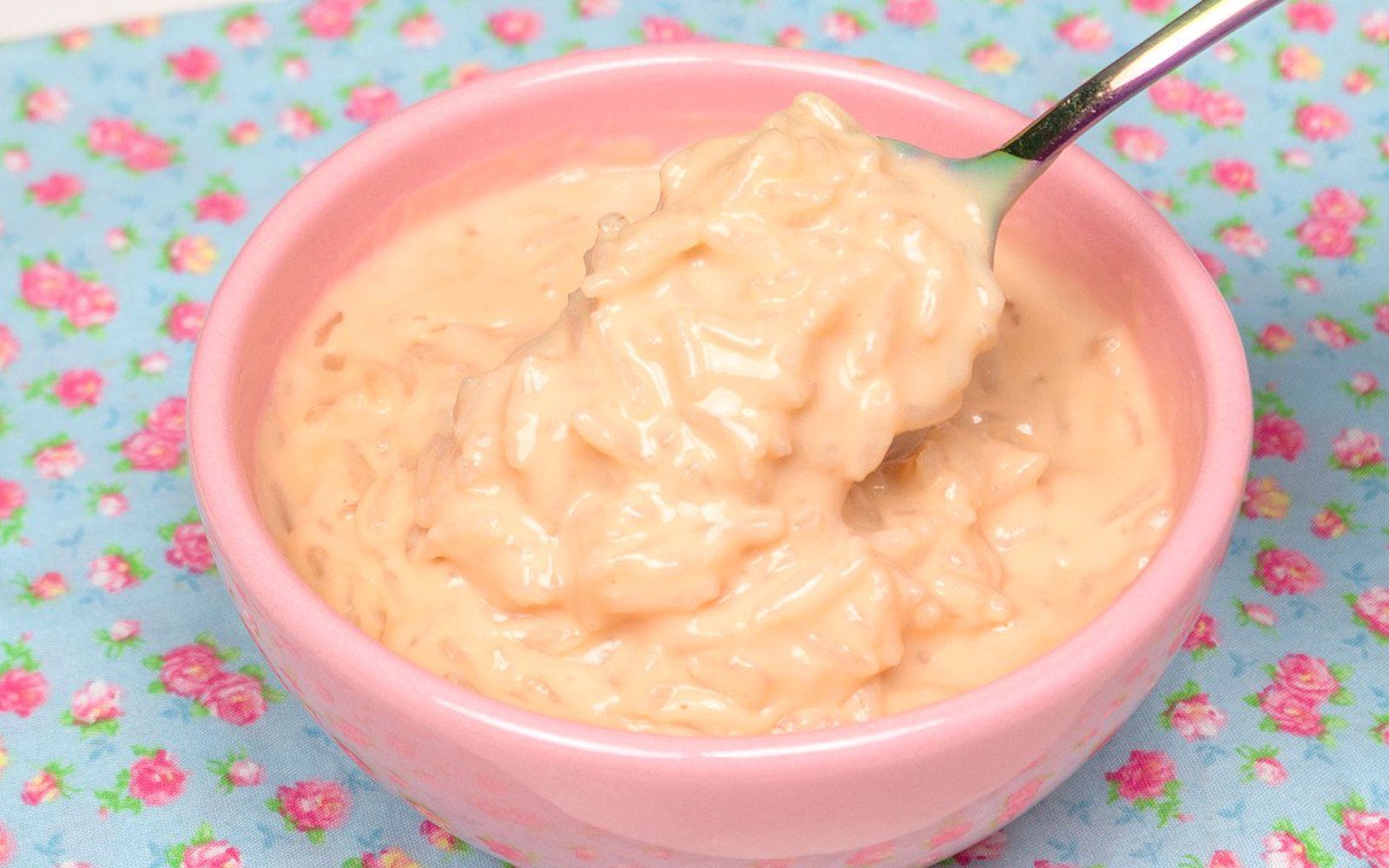 Arroz Doce com Doce de Leite