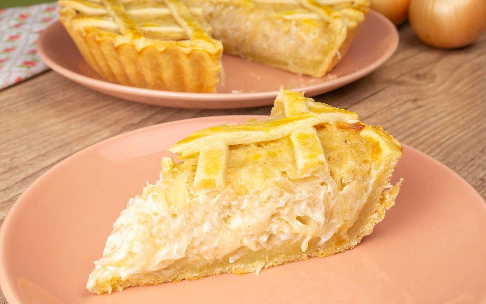 Torta de Cebola com Queijo