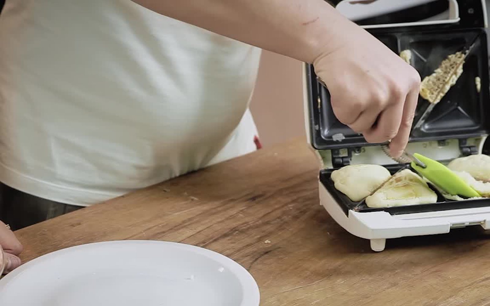 Receita de Waffles na Sanduicheira