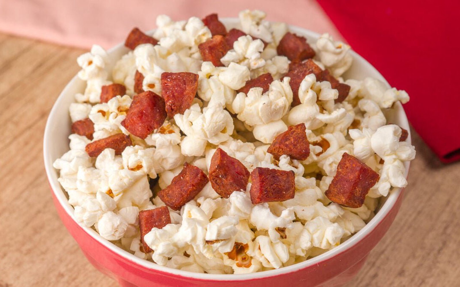 Pipoca com Calabresa