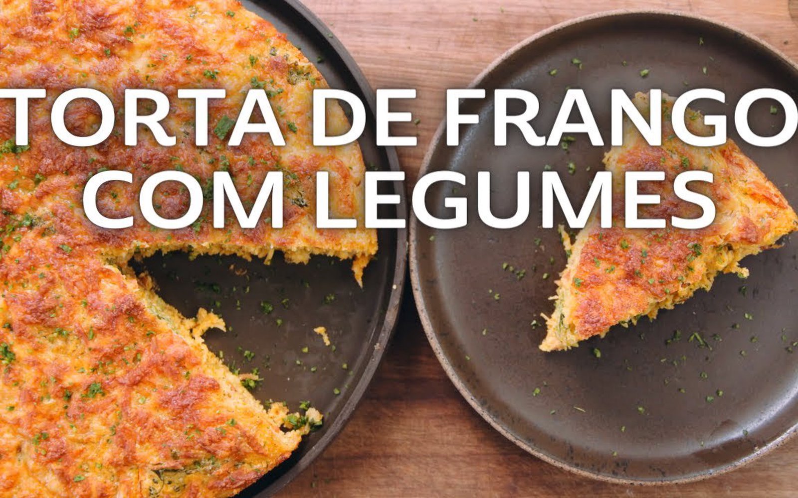 Torta de Frango com Legumes Deliciosamente Saudável