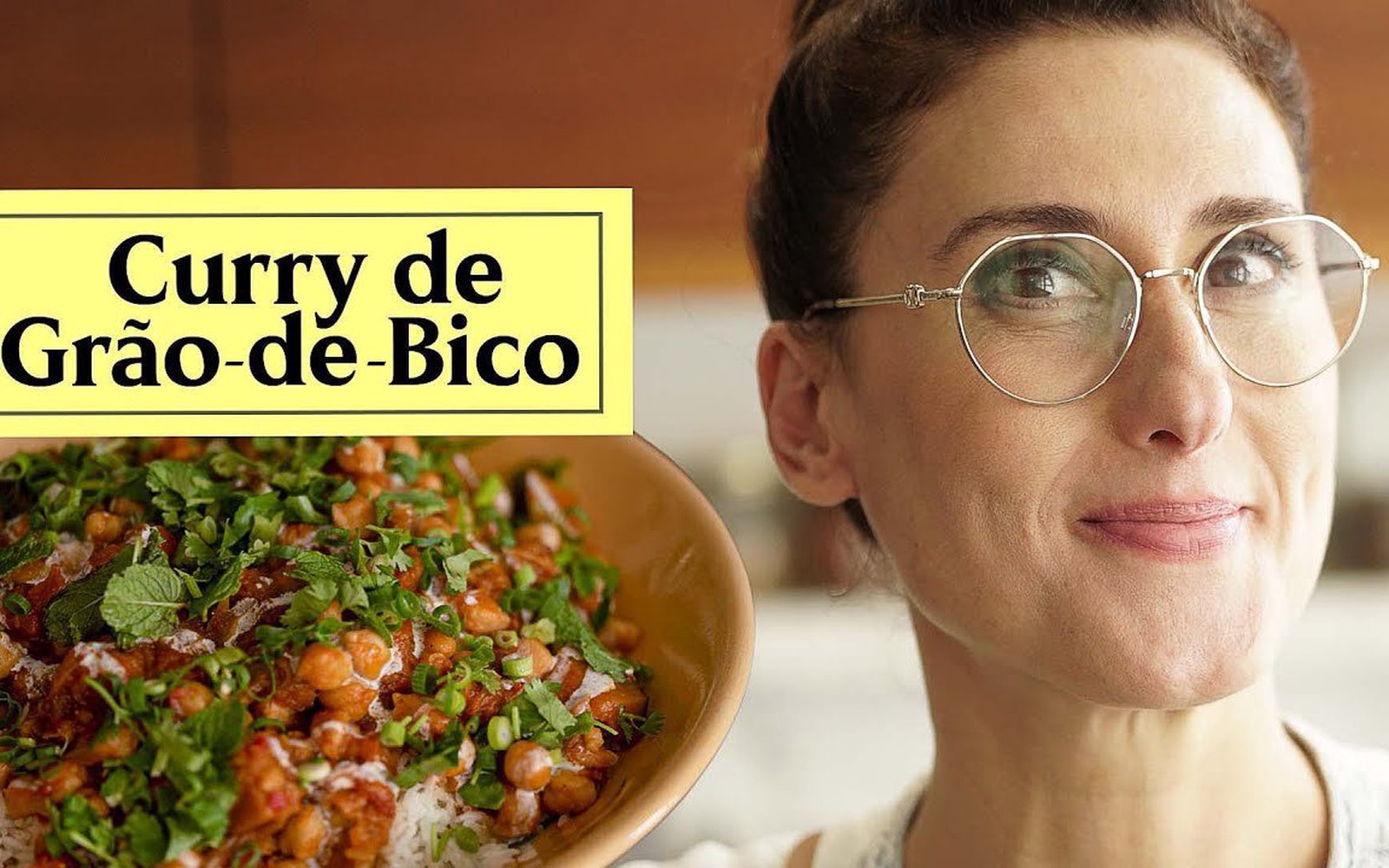 Curry de Grão-de-Bico com Abóbora