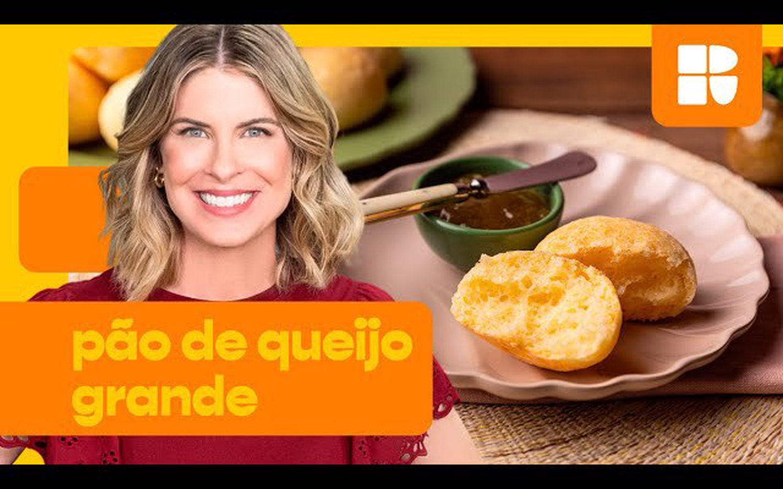 Pão de queijo grande para lanche ou sanduíche