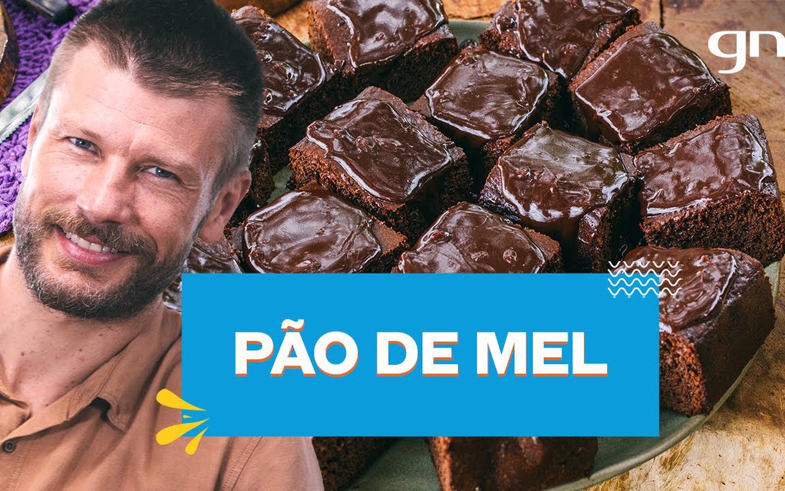 Pão de Mel com dois tipos de mel, cacau e especiarias