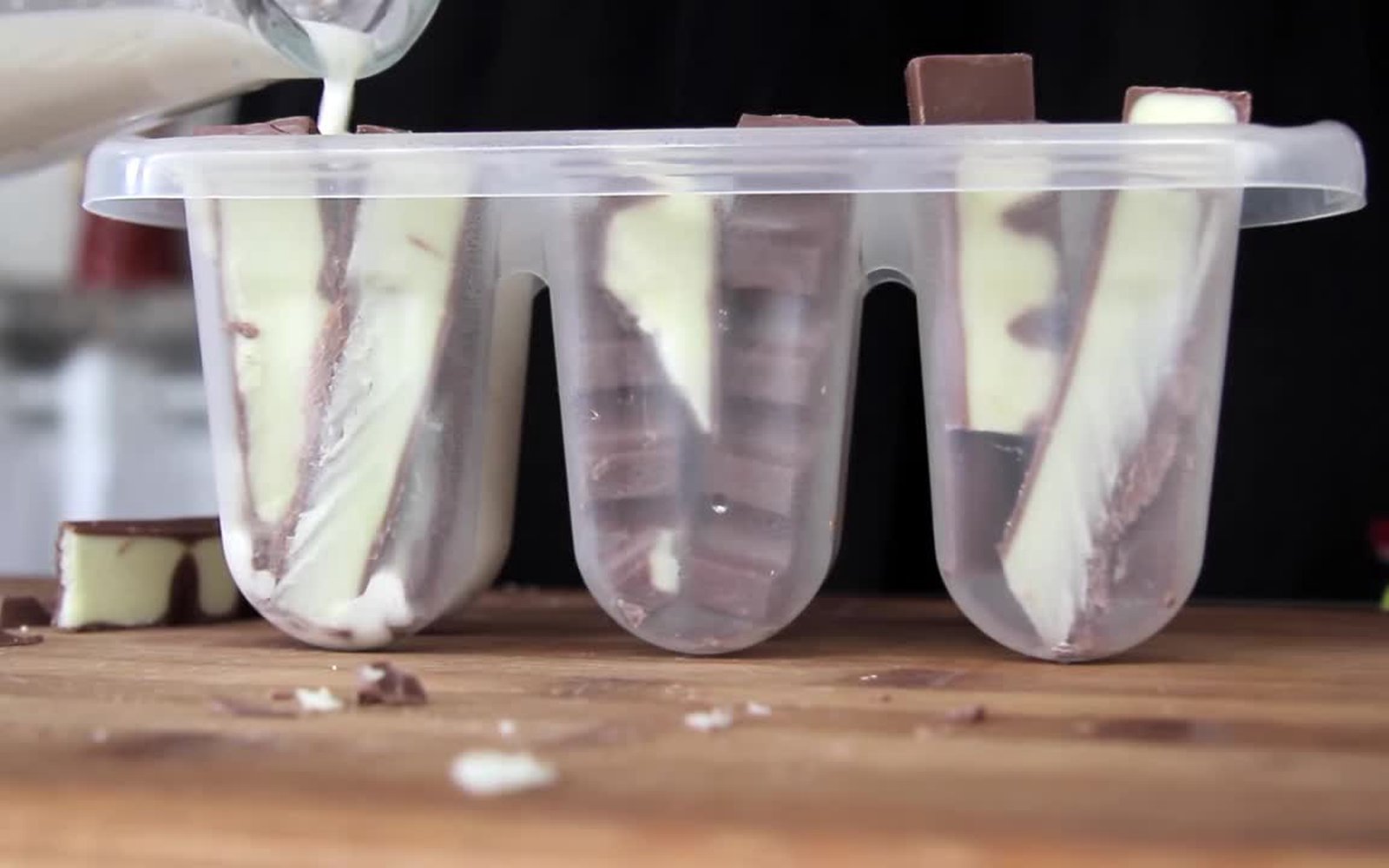 Receita de Picolé de Chocolate Kinder