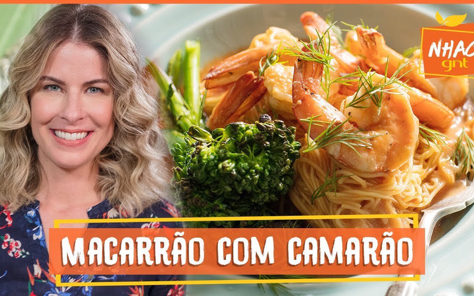 Macarrão com Camarão ao Molho Rosé