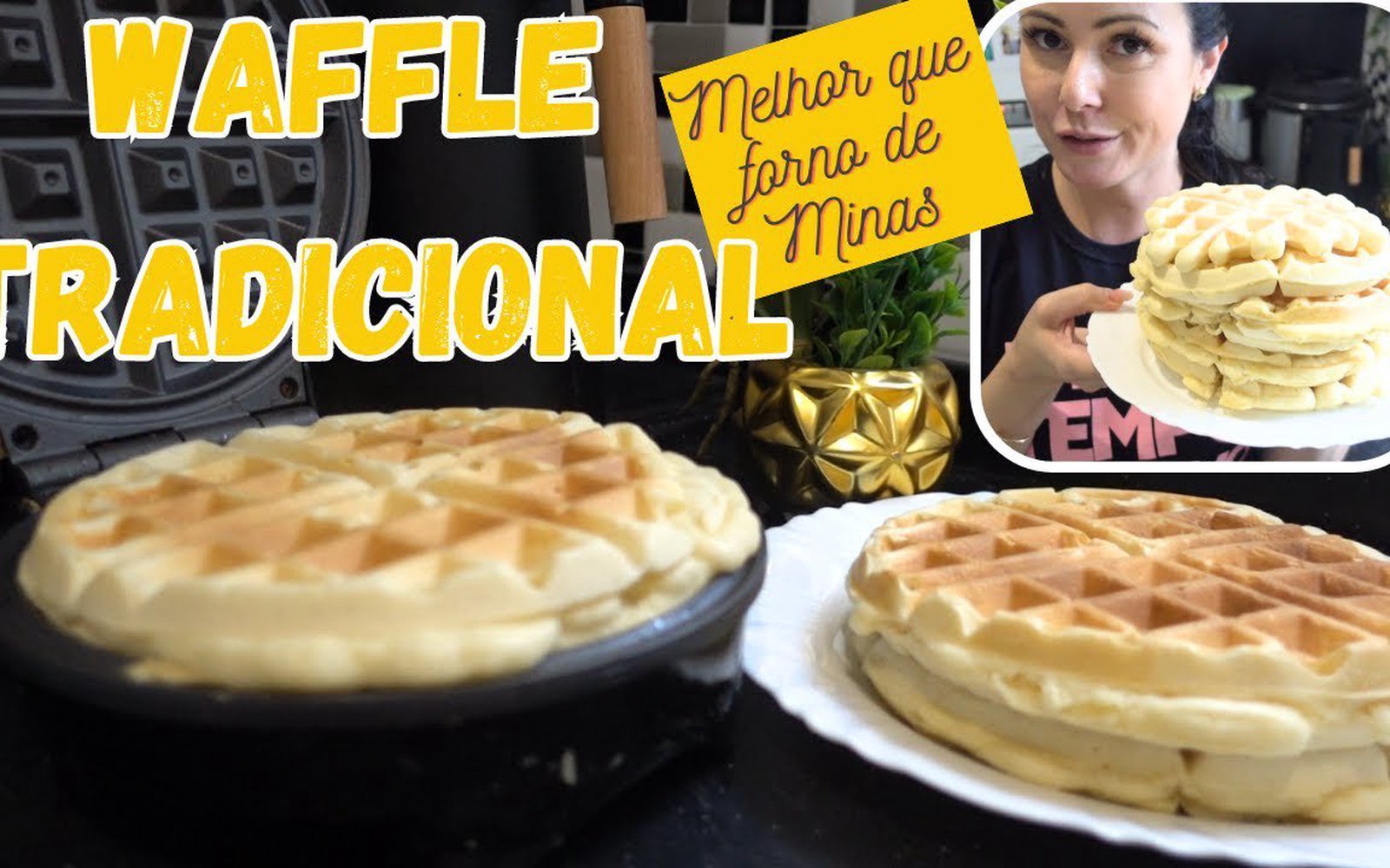 Waffle Tradicional Caseiro