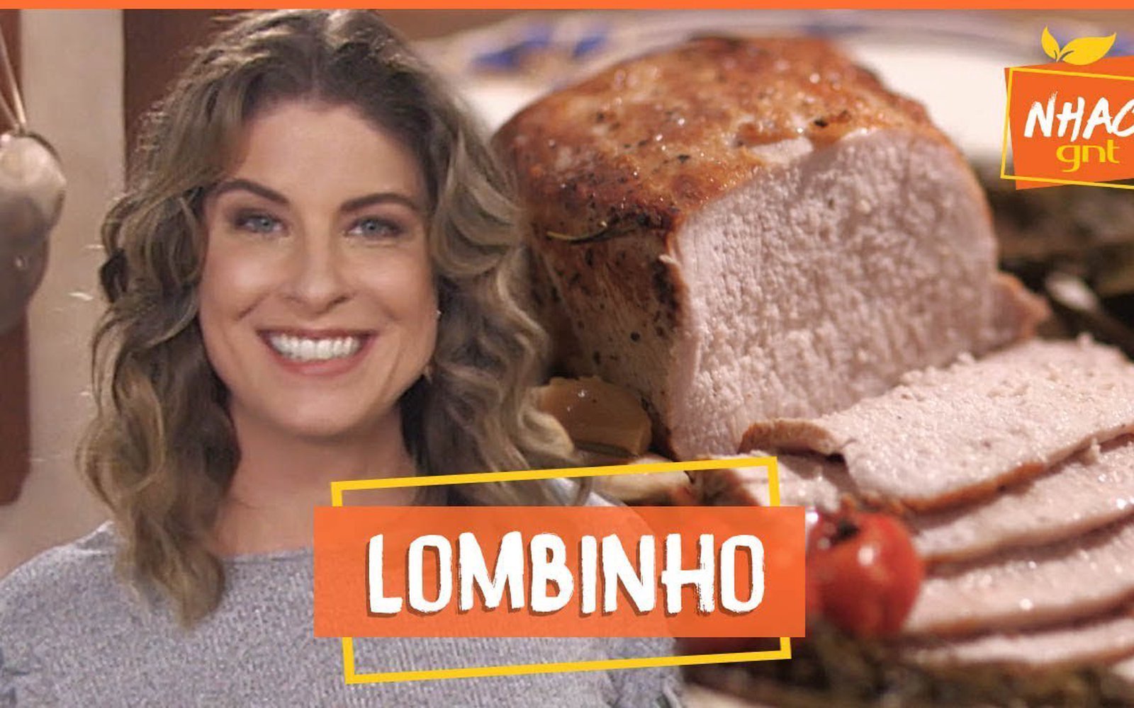 Lombo de Porco Assado com Ervas e Tomates