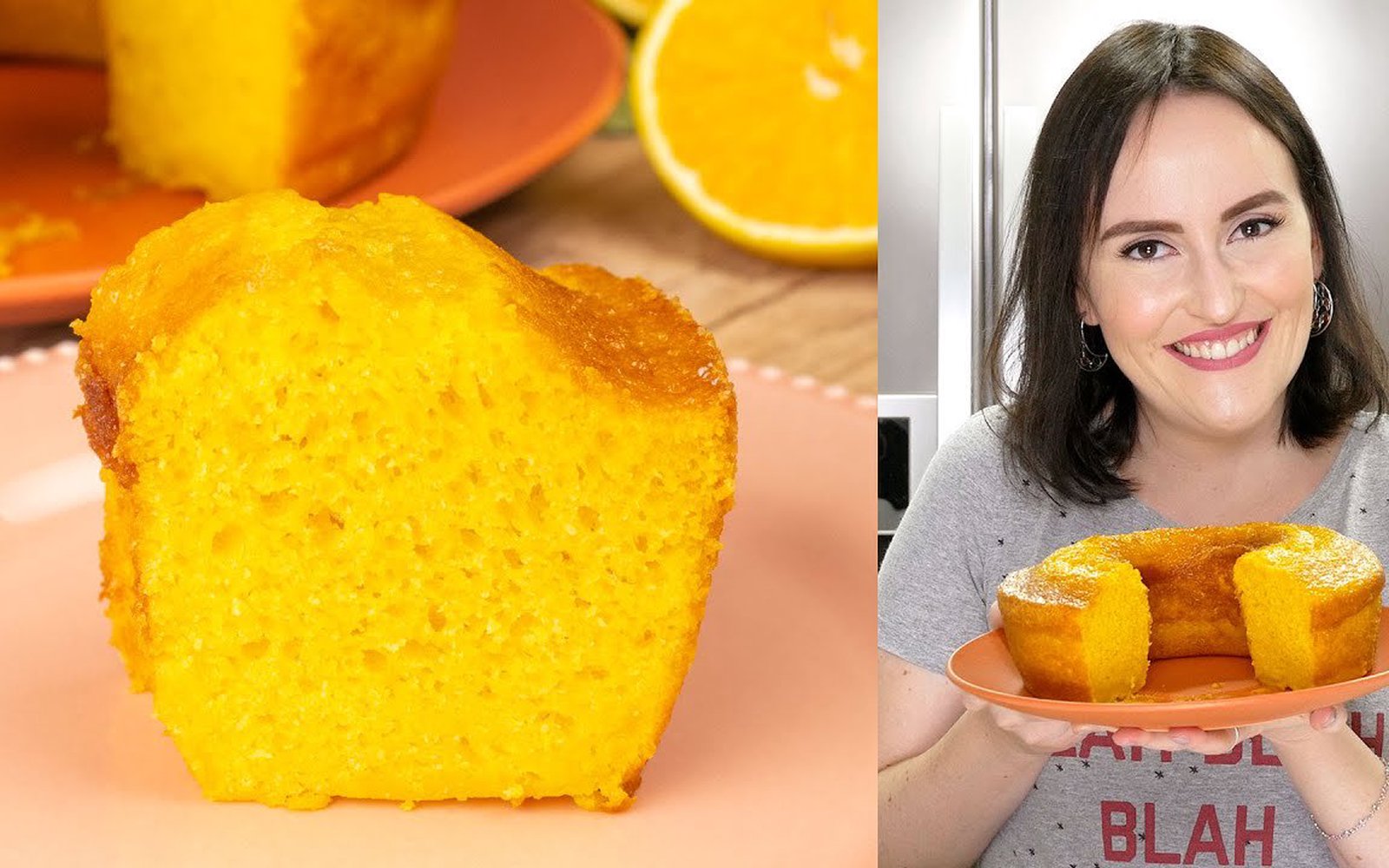 Bolo de Laranja com Cenoura