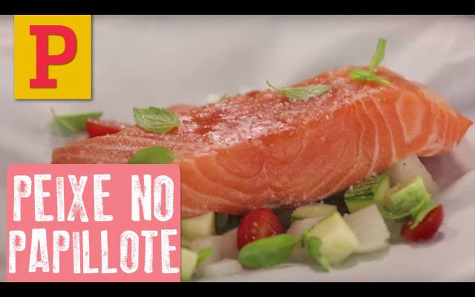 Papilote de Peixe com Legumes