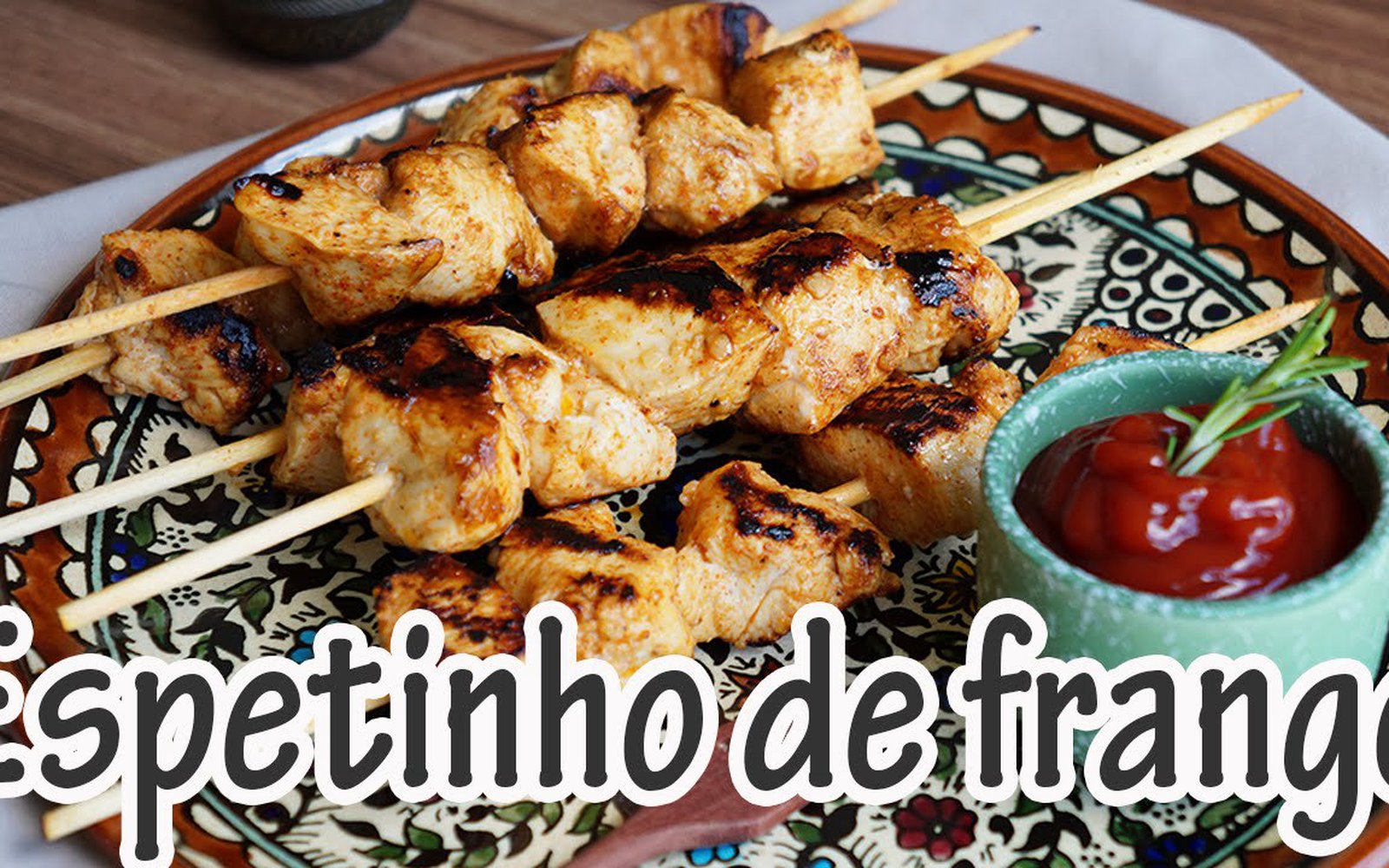 Espetinho de Frango com Especiarias