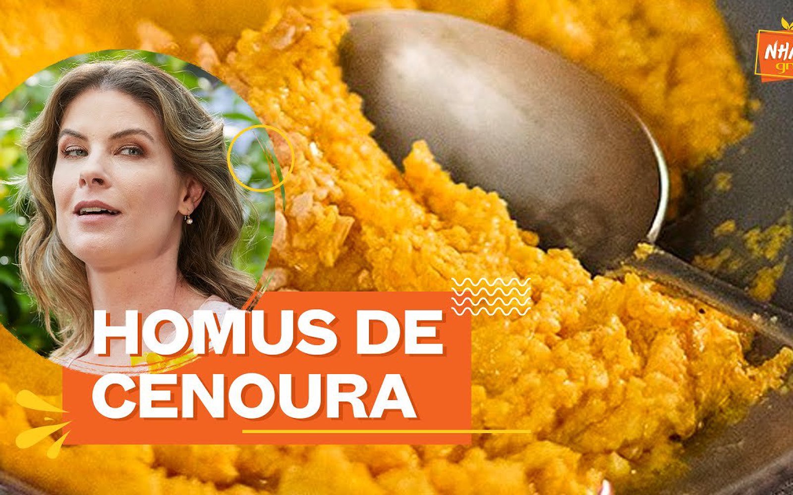 Homus de Grão-de-Bico com Cenoura