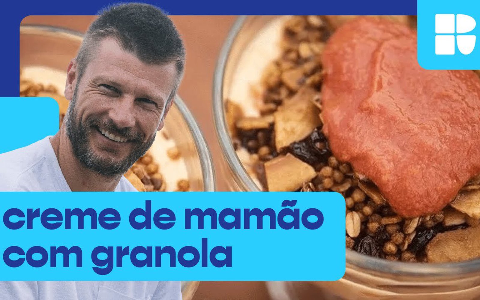 Aprenda a fazer creme de mamão com granola