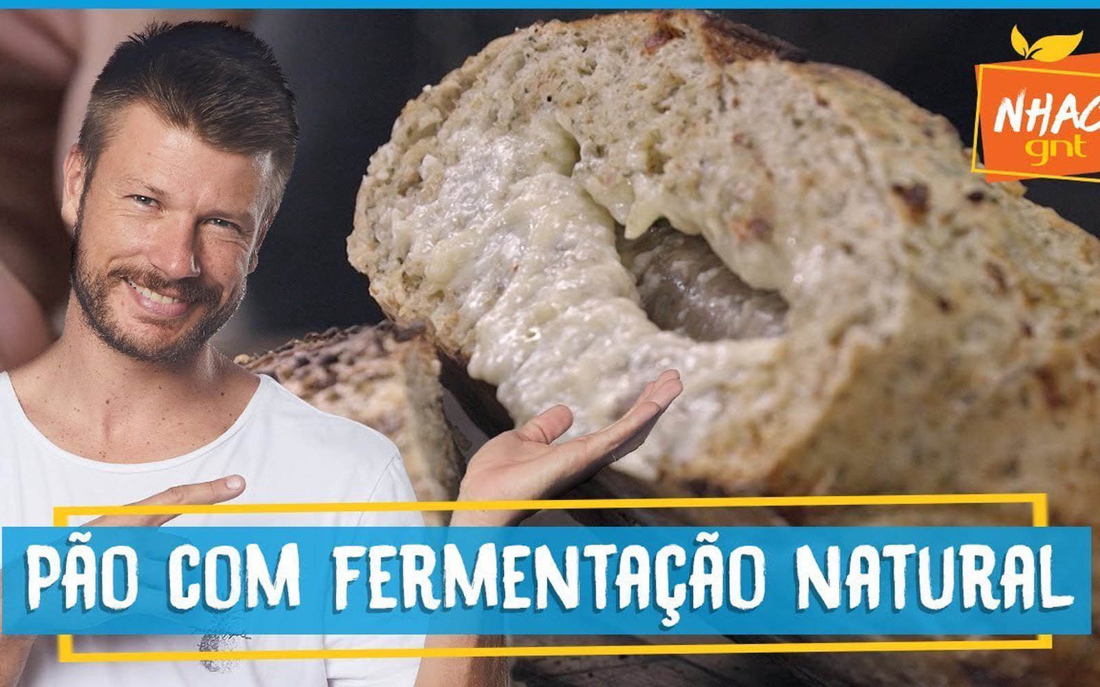 Pão recheado com queijo e linguiça