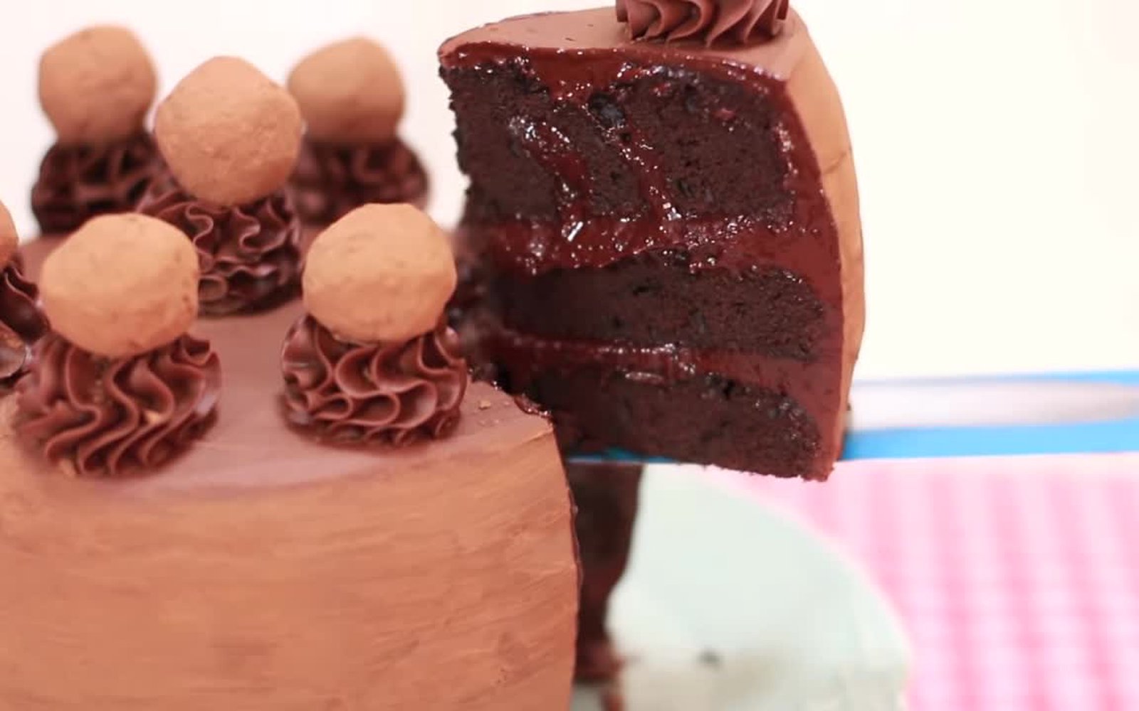 Receita de Bolo Trufa de Chocolate