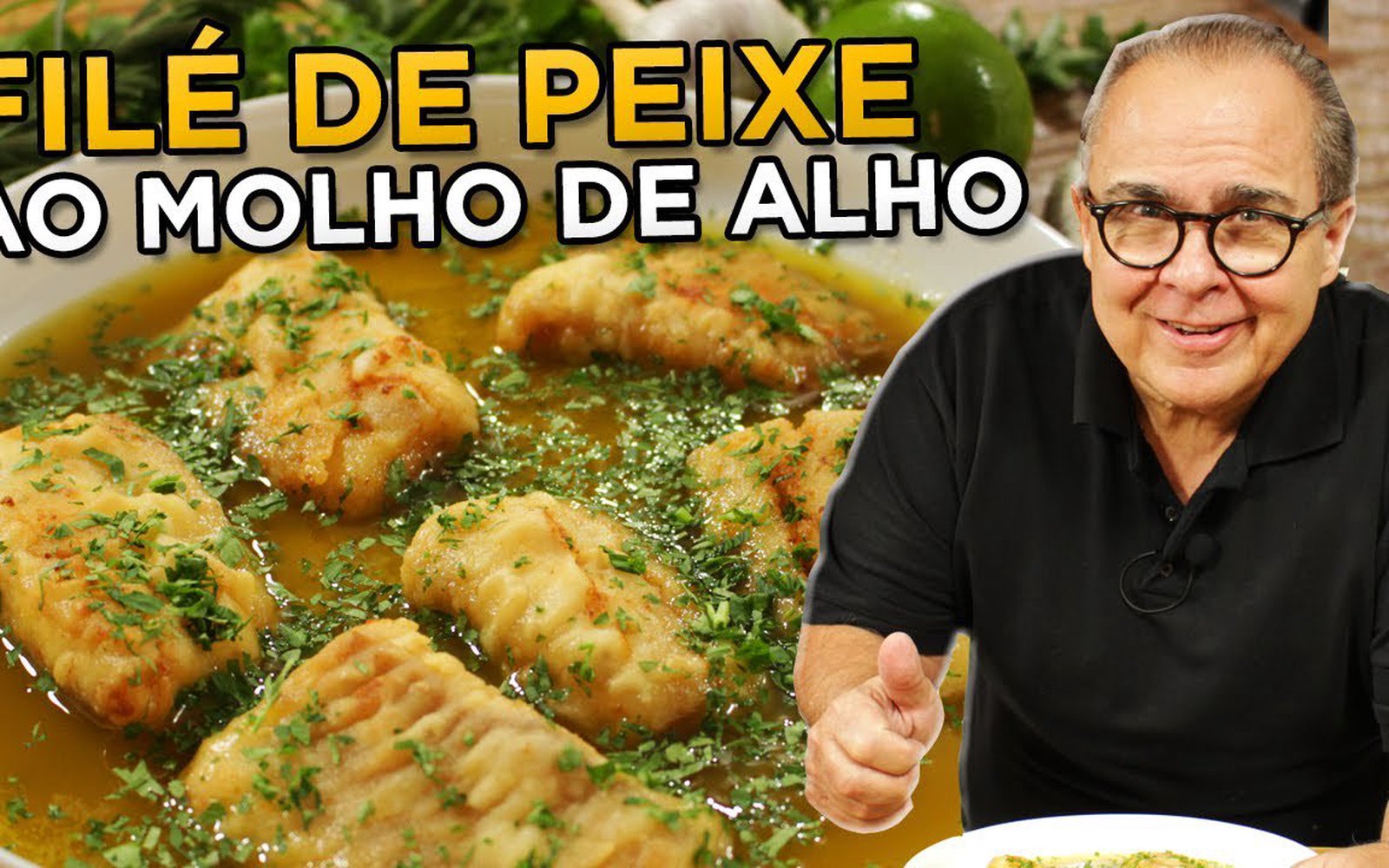 Filé de Peixe ao Molho de Alho