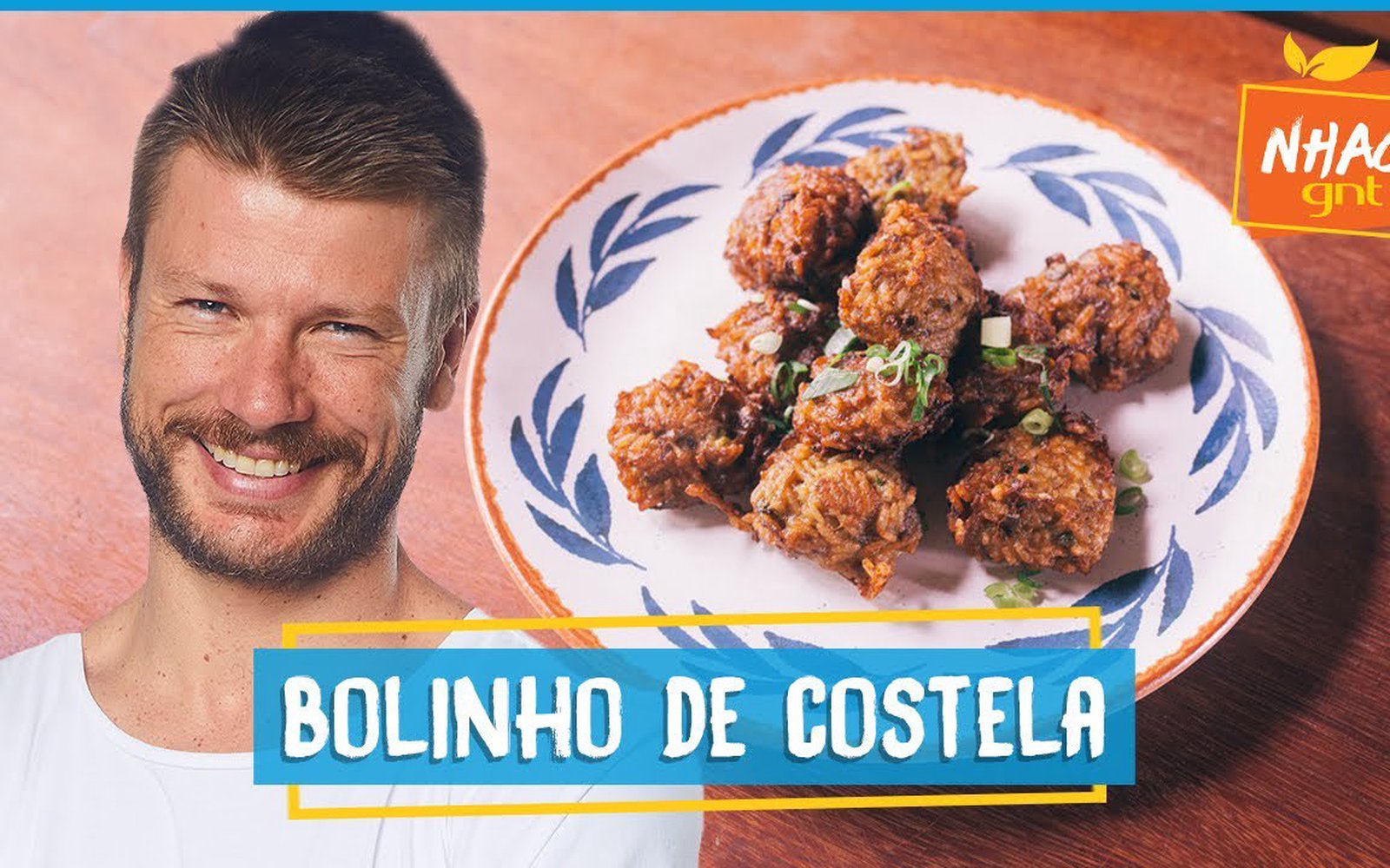 Bolinho de arroz com costela