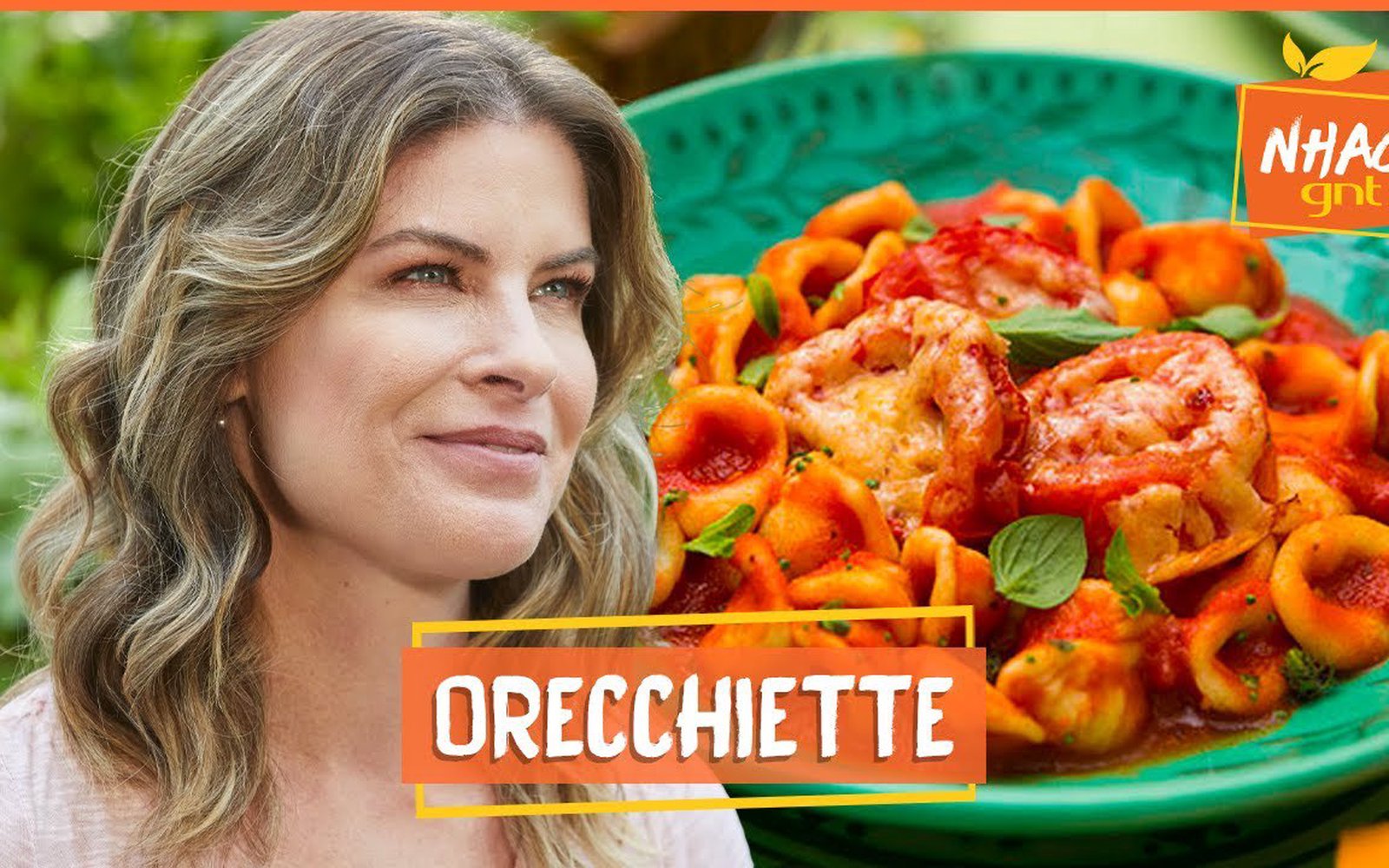 Orecchiette caseiro com molho de tomate