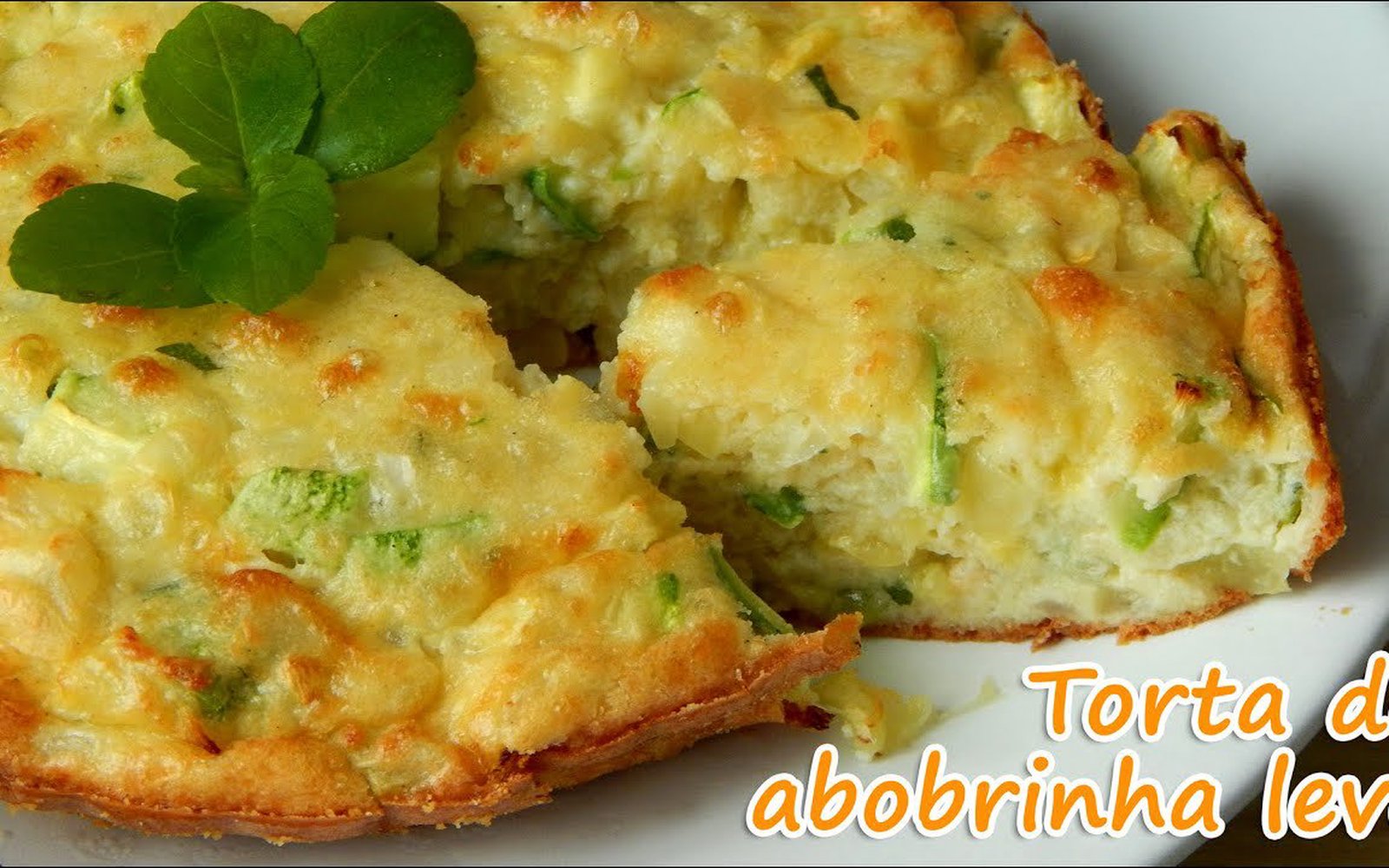 Torta de Abobrinha Leve